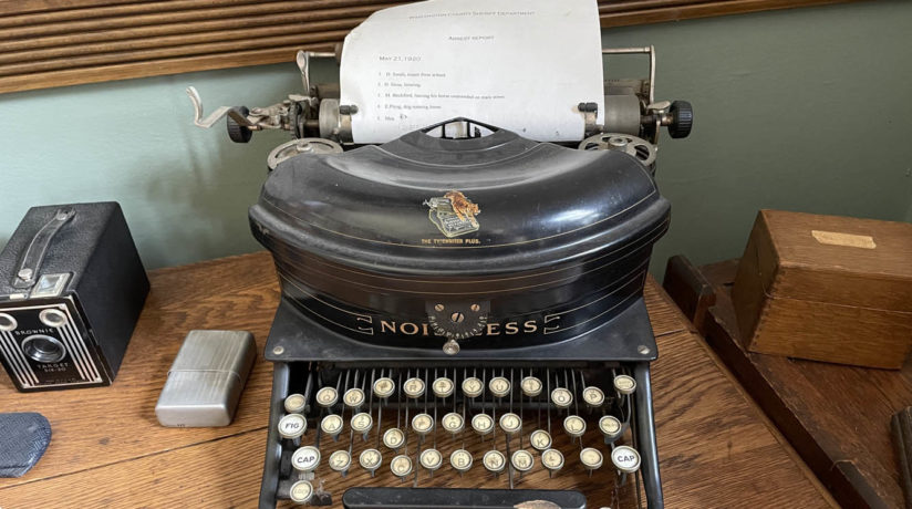 Jailhouse Museum Typewriter