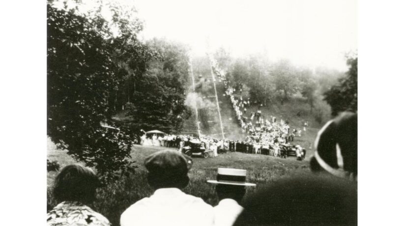 Motorcycle Racing at Little Switzerland Ski Hill at Slinger, Wisconsin