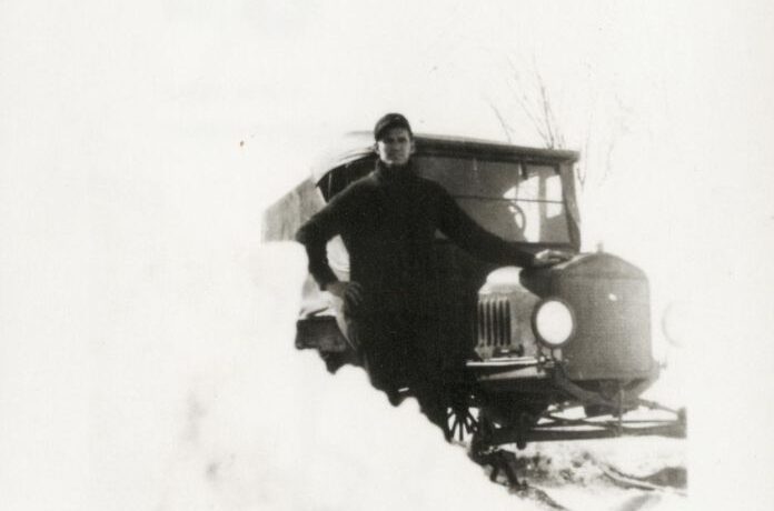 Winter Story with Mailman in Early Washington County, Wisconsin