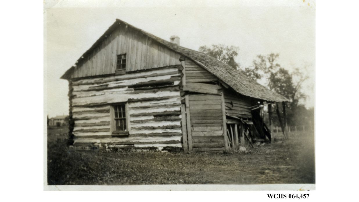 Schmahl Log Home in Early Washington County, Wisconsin