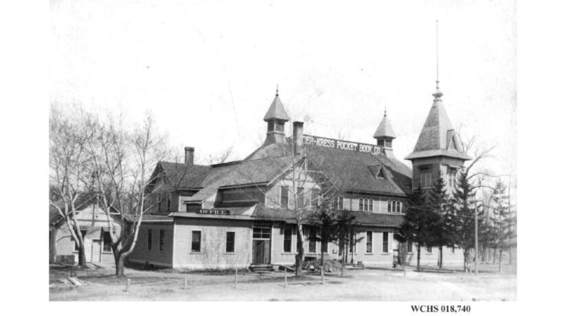 1908 Enger Kress Pocket Book Co in West Bend, Wisconsin