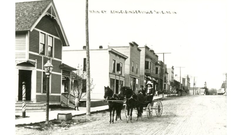 1910 Schafer’s Barbershop in Slinger, Wisconsin