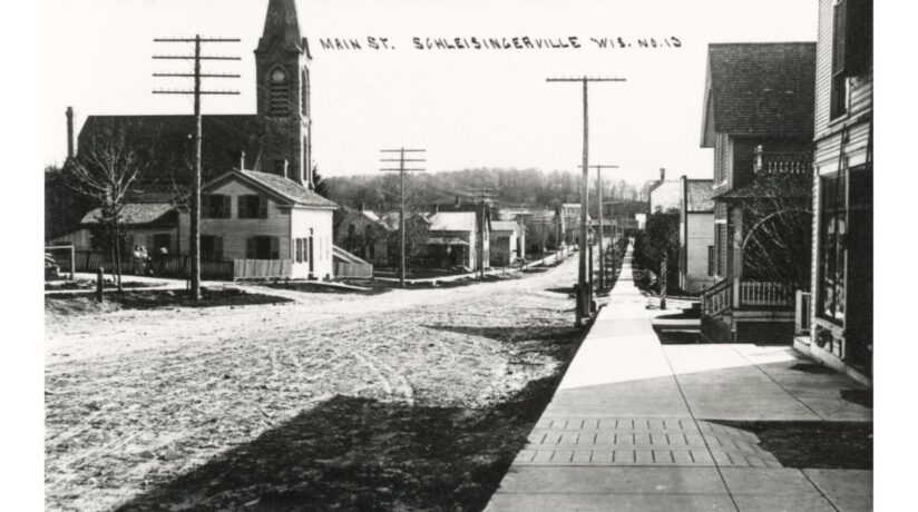 1910 St. Paul’s Church in Early Washington County near Slinger, Wisconsin