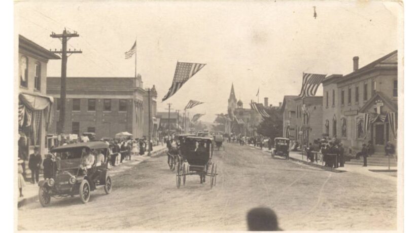 Kewaskum’s Main Street in Washington County, Wisconsin