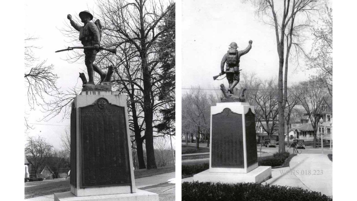 The Spirit of the American Doughboy at The Tower Heritage Center in Washington County, Wisconsin