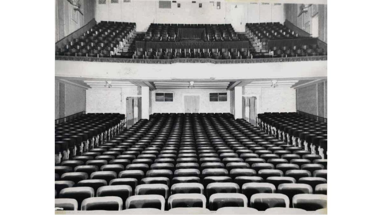 West Bend's theater in 1951 with The Tower Heritage Center