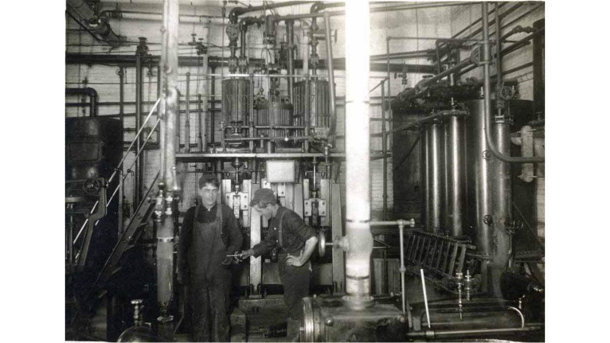 Interior of brewery in Washington County with The Tower Heritage Center