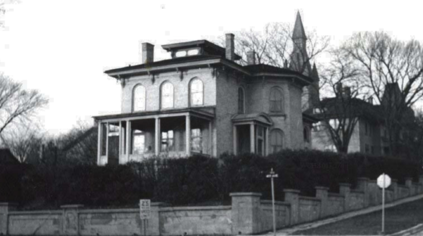 1865 Frisby House with the Tower Heritage Center in Washington County, Wisconsin