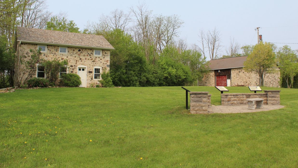 Layout of the property with The Tower Heritage Center