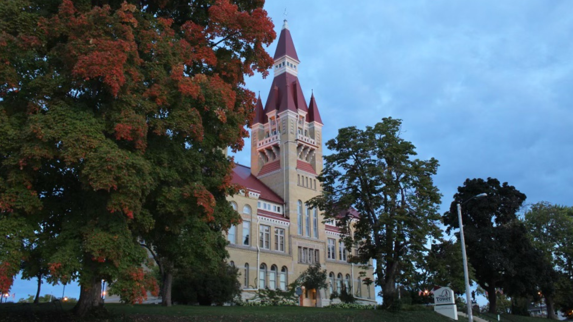 1889 Courthouse with The Tower Heritage Center