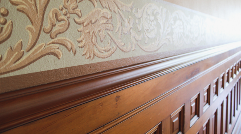 Stenciling in the 1889 Courthouse