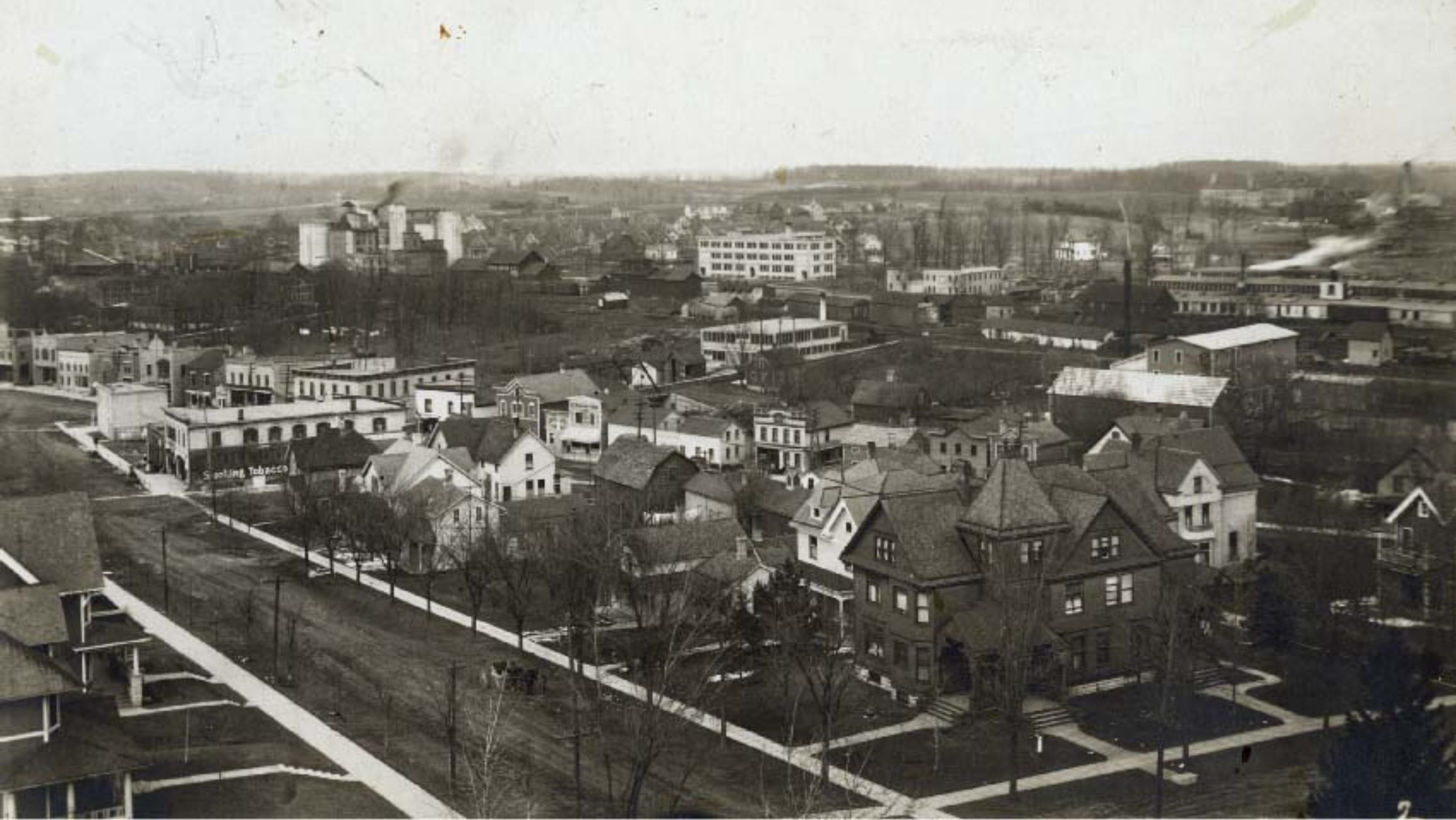 View of the City of West Bend from the 1889 Courthouse