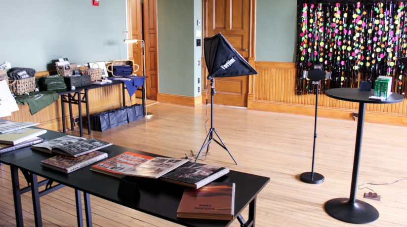 1980s photo booth at The Tower Heritage Center