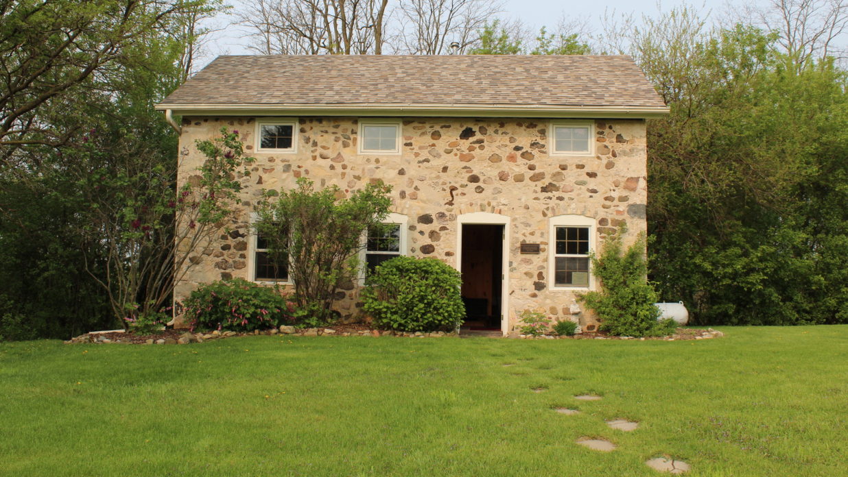 Masonry building in West Bend, Wisconsin located on the St. Agnes Historical site