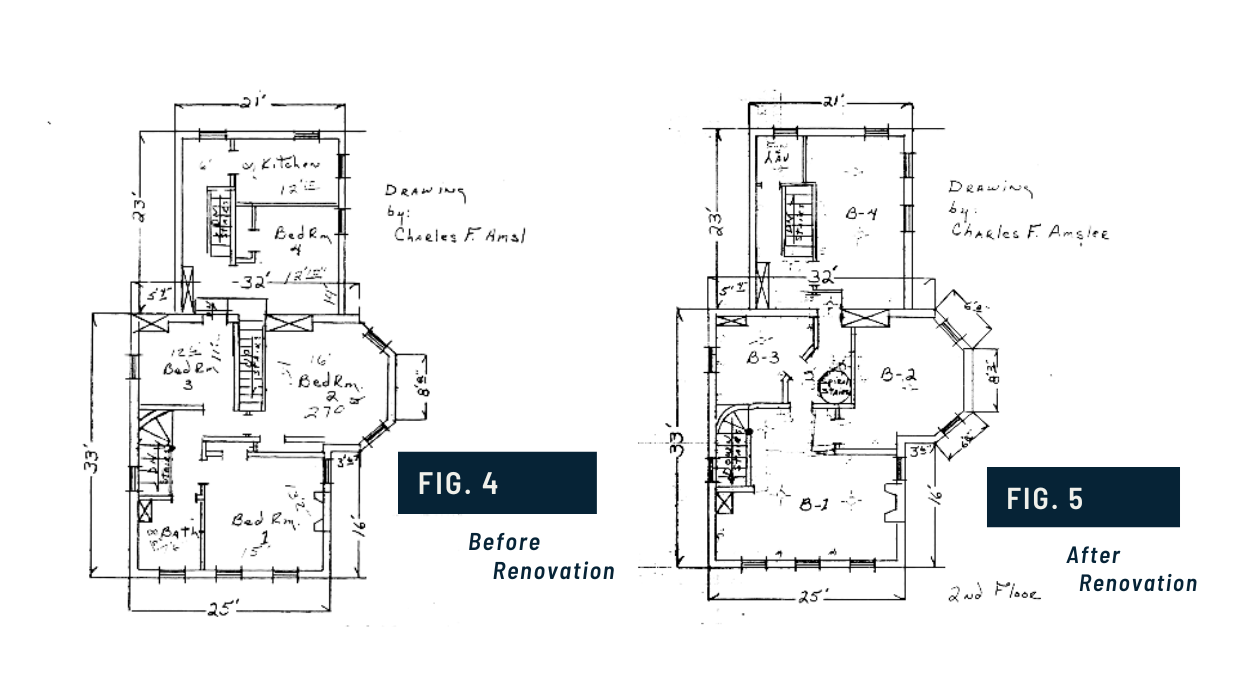 Morphology of floor plans in historic Italianate building