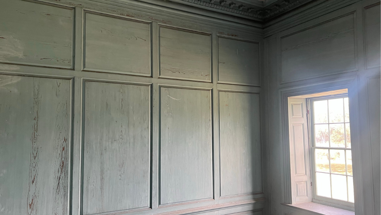 Historic paint at Drayton Hall in Charleston, South Carolina with The Tower Heritage Center